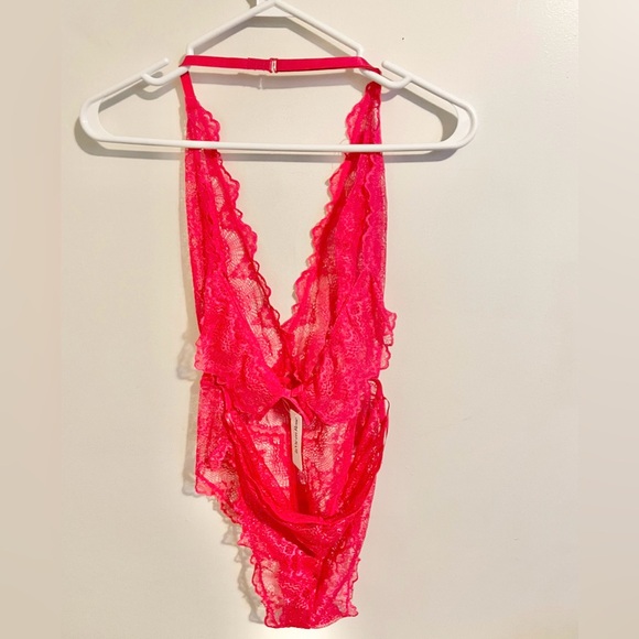 Sz S/M La vie en rose Teddy Margot Lace - Red NWT new with tag - Picture 4 of 8